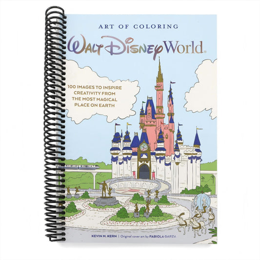 Art of Coloring: Walt Disney World: 100 Images to Inspire Creativity from the Most Magical Place on Earth (Spiral Bound)