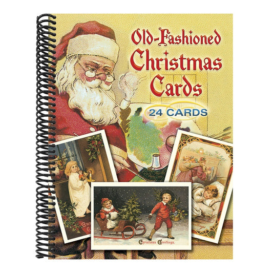 Old-Fashioned Christmas Cards: 24 Cards