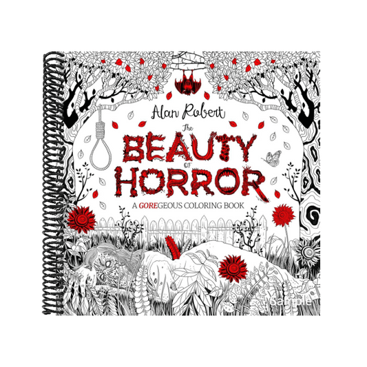 The Beauty of Horror 1: A Goregeous Coloring Book (Spiral Bound)