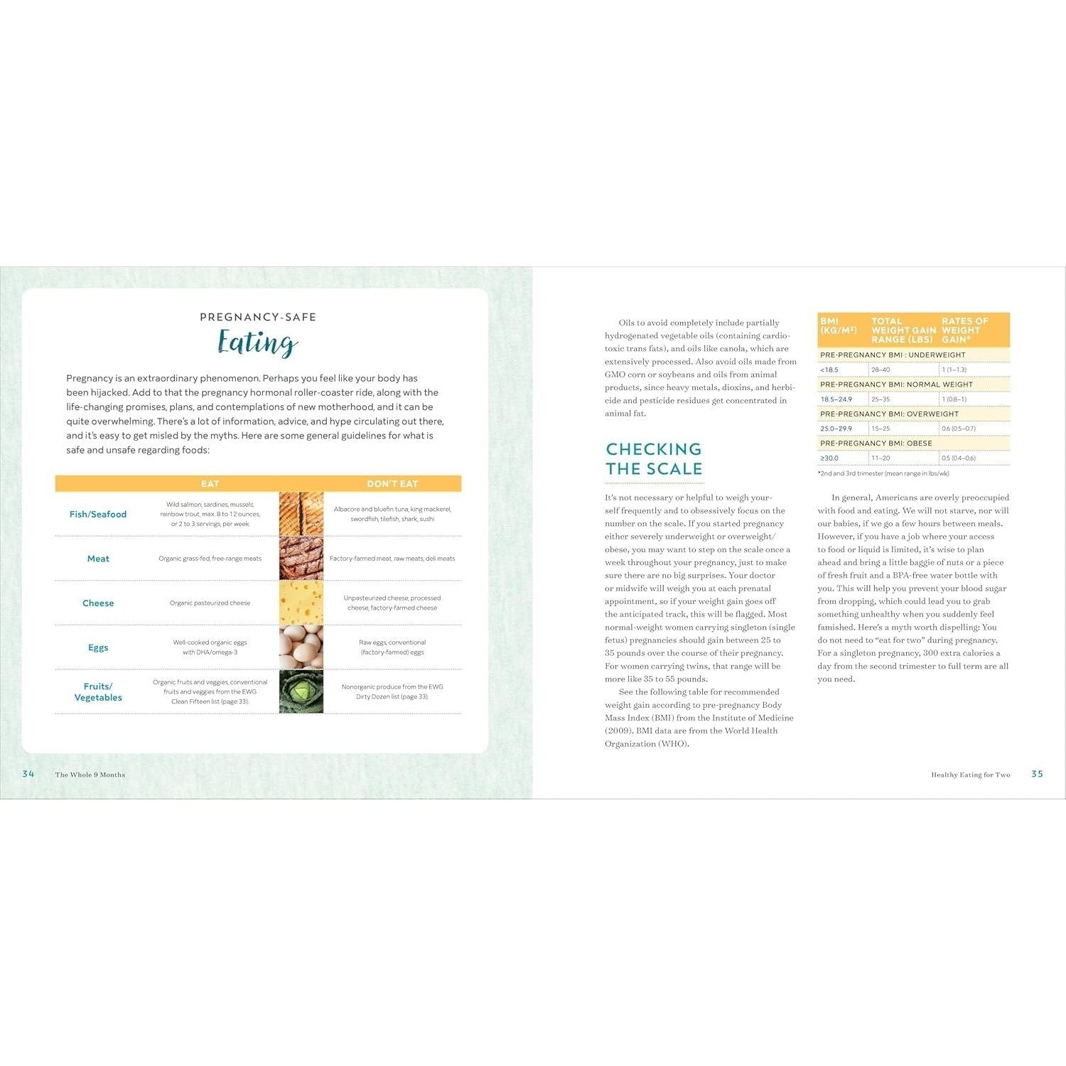 The Whole 9 Months: A Week-By-Week Pregnancy Nutrition Guide with Recipes for a Healthy Start (Spiral Bound)