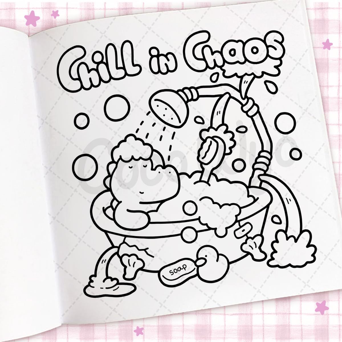 Cozy Vibes: Coloring Book for Adults and Kids (Cozy Spaces Coloring) (Spiral Bound)