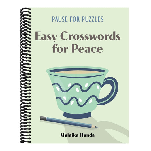 Pause for Puzzles: Easy Crosswords for Peace