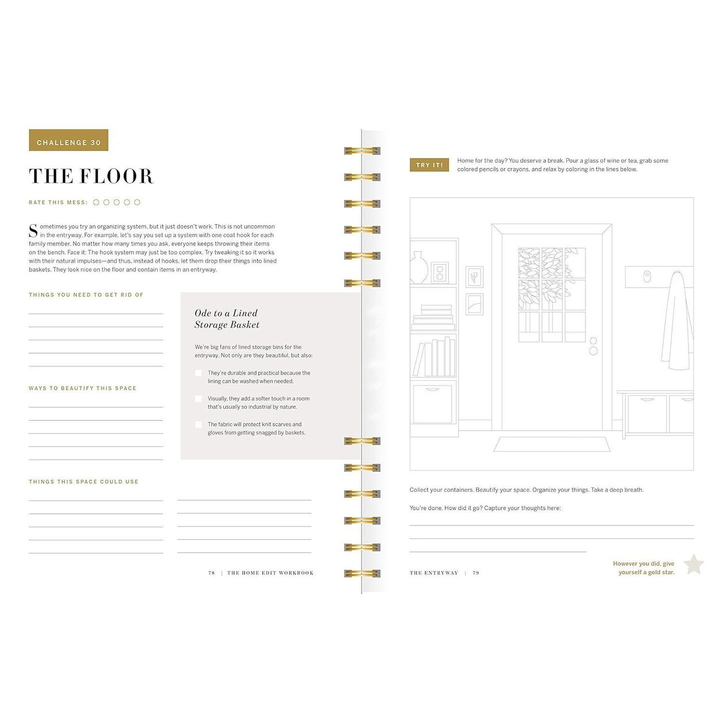 The Home Edit Workbook: Prompts, Activities, and Gold Stars to Help You Contain the Chaos