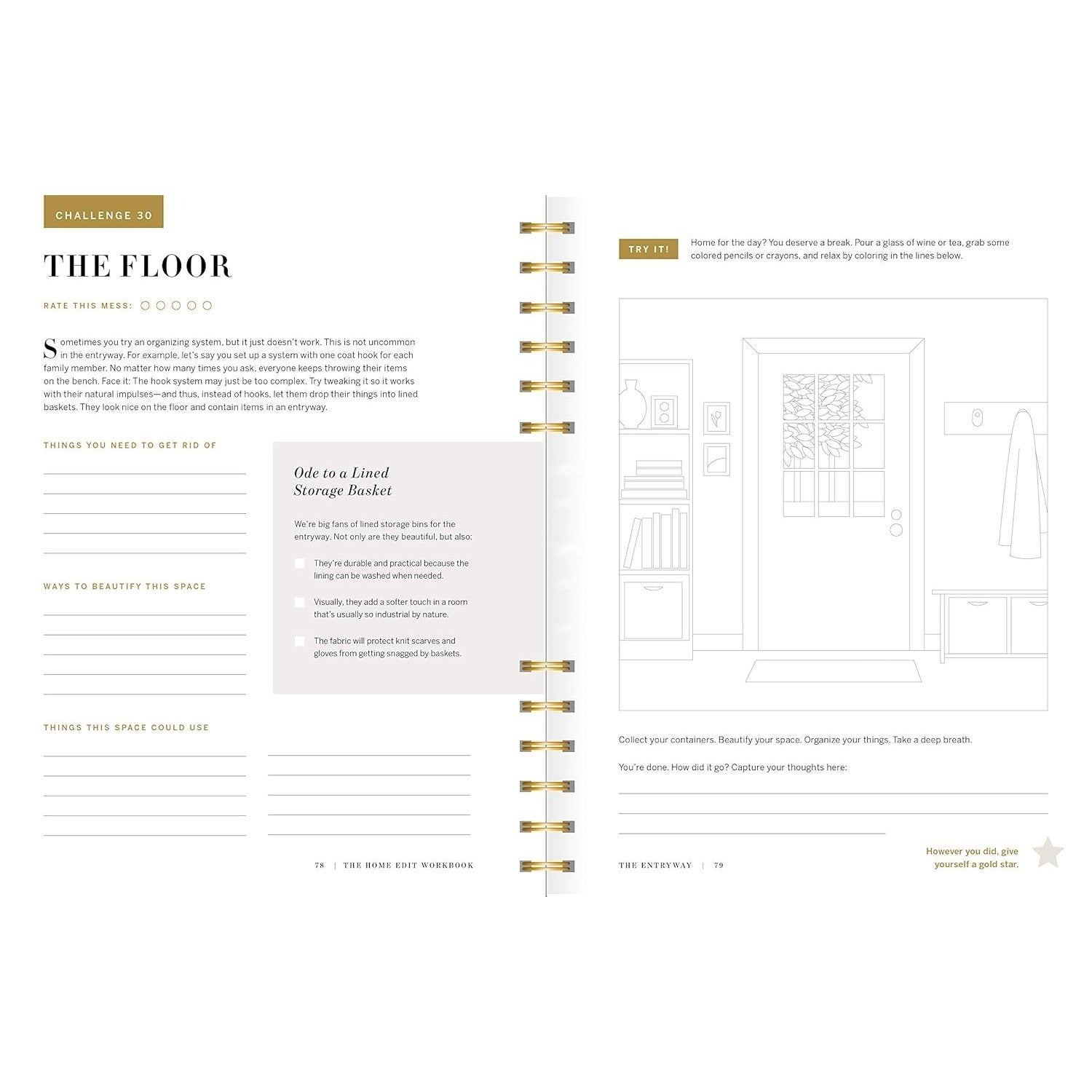 The Home Edit Workbook: Prompts, Activities, and Gold Stars to Help You Contain the Chaos