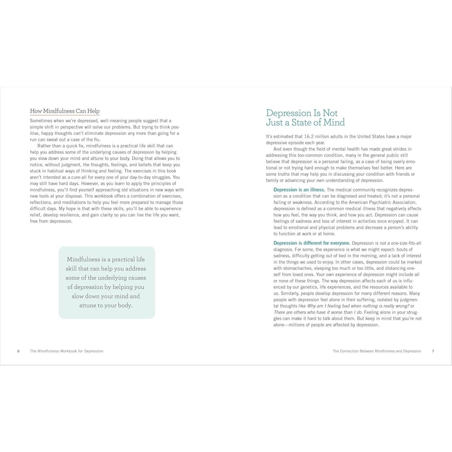 The Mindfulness Workbook for Depression: Effective Mindfulness Strategies to Cultivate Positivity from the Inside Out