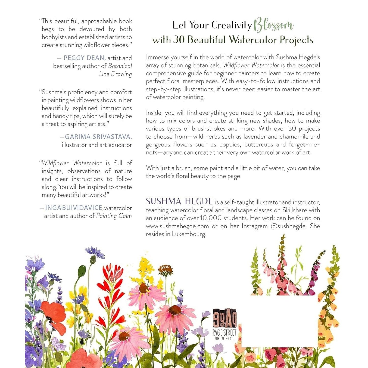 Wildflower Watercolor: The Beginner's Guide to Painting Beautiful Florals