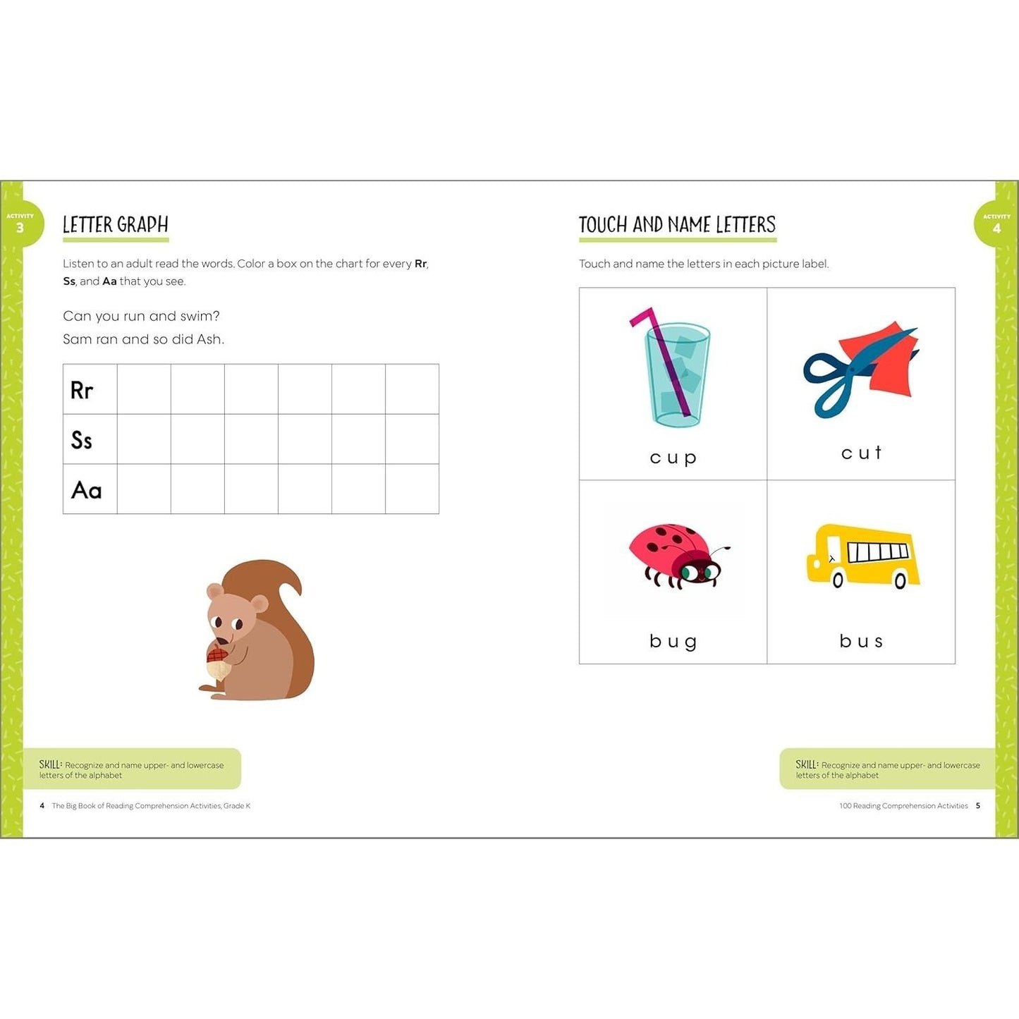 The Big Book of Reading Comprehension Activities, Kindergarten: 100 Activities for After-School and Summer Reading Fun