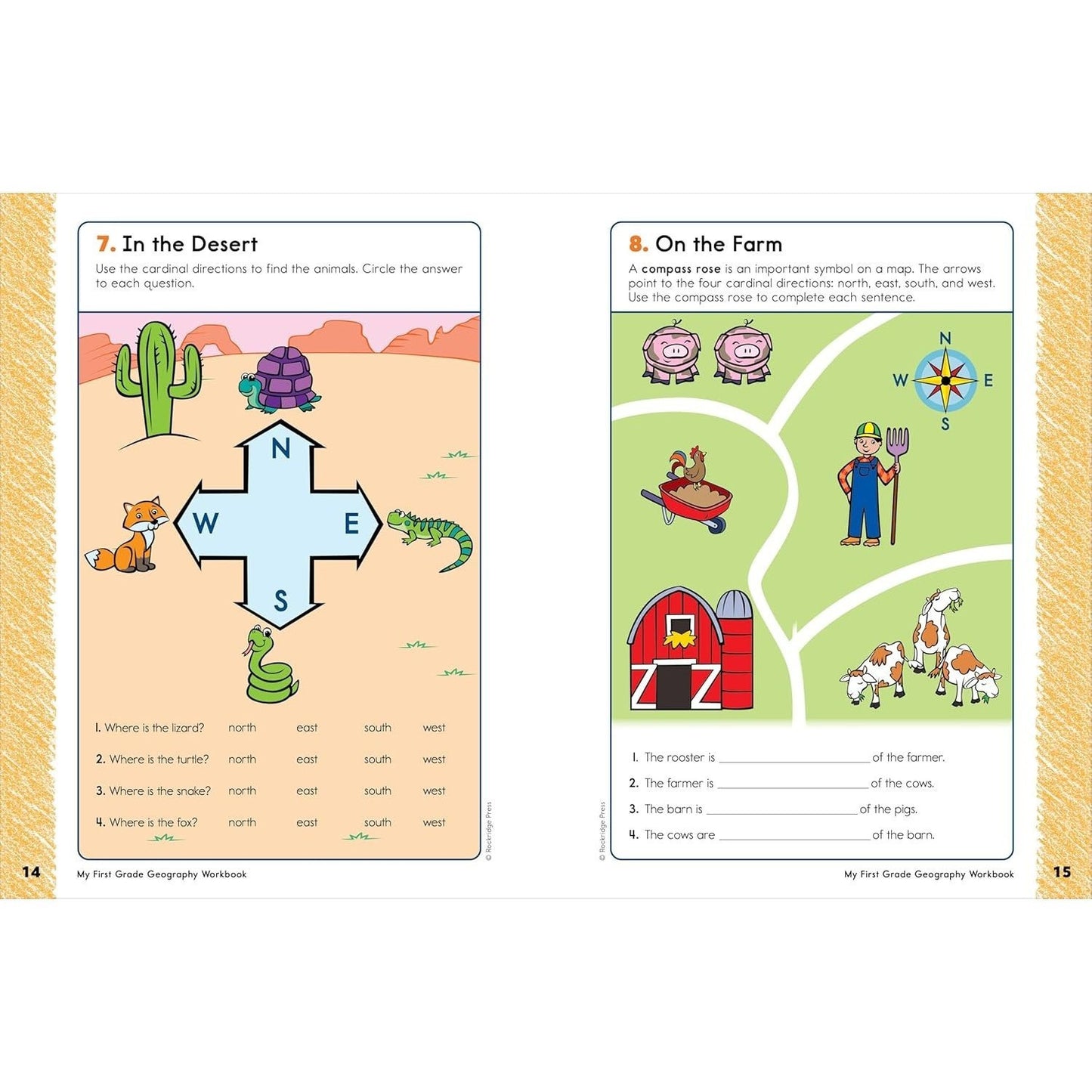 My First Grade Geography Workbook: 101 Games & Activities to Support First Grade Geography Skills (My Workbook)