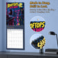MUKAWA 2027 Comic Art Wall Calendar, 12 Gothic City Illustrations