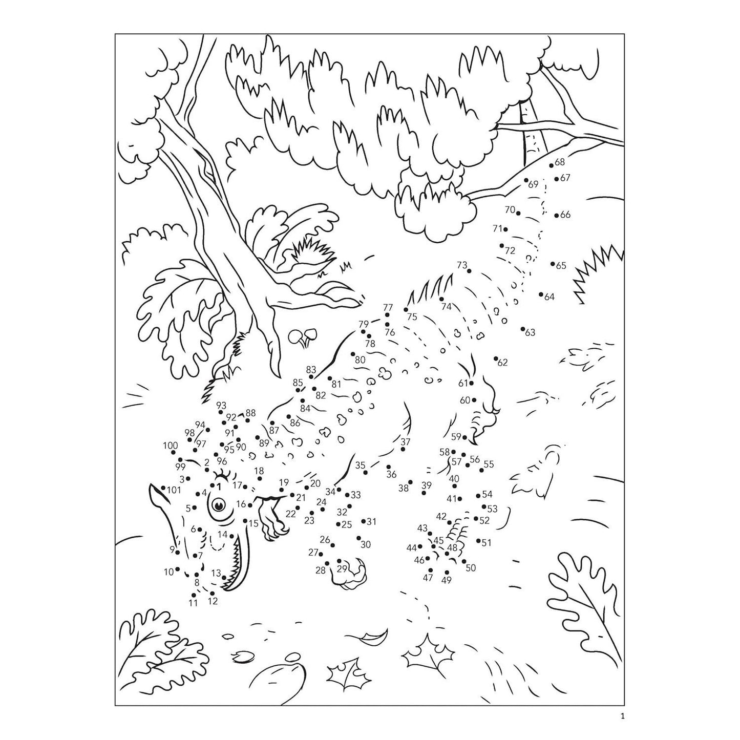 Dinosaurs & Prehistoric Animals Dot-To-Dot Fun!: Count from 1 to 101