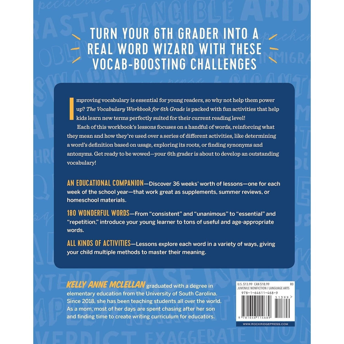 The Vocabulary Workbook for 6th Grade: Weekly Activities to Boost Your Word Power