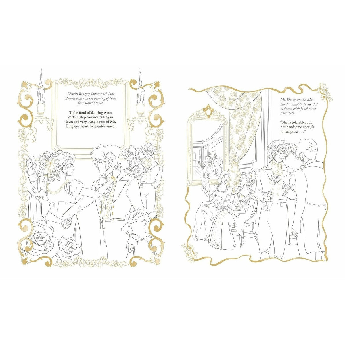 Color Your Classics Pride and Prejudice: The Big Jane Austen Coloring Book