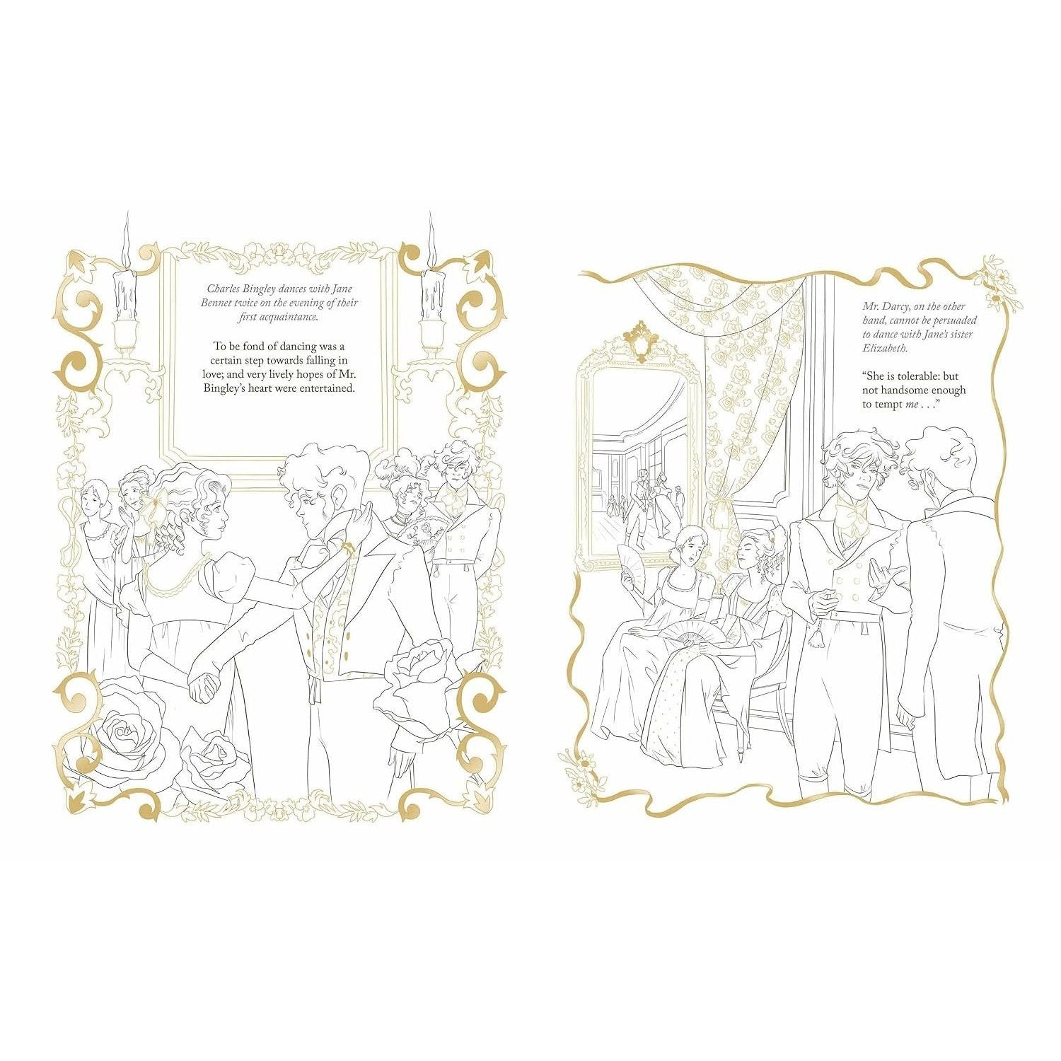 Color Your Classics Pride and Prejudice: The Big Jane Austen Coloring Book