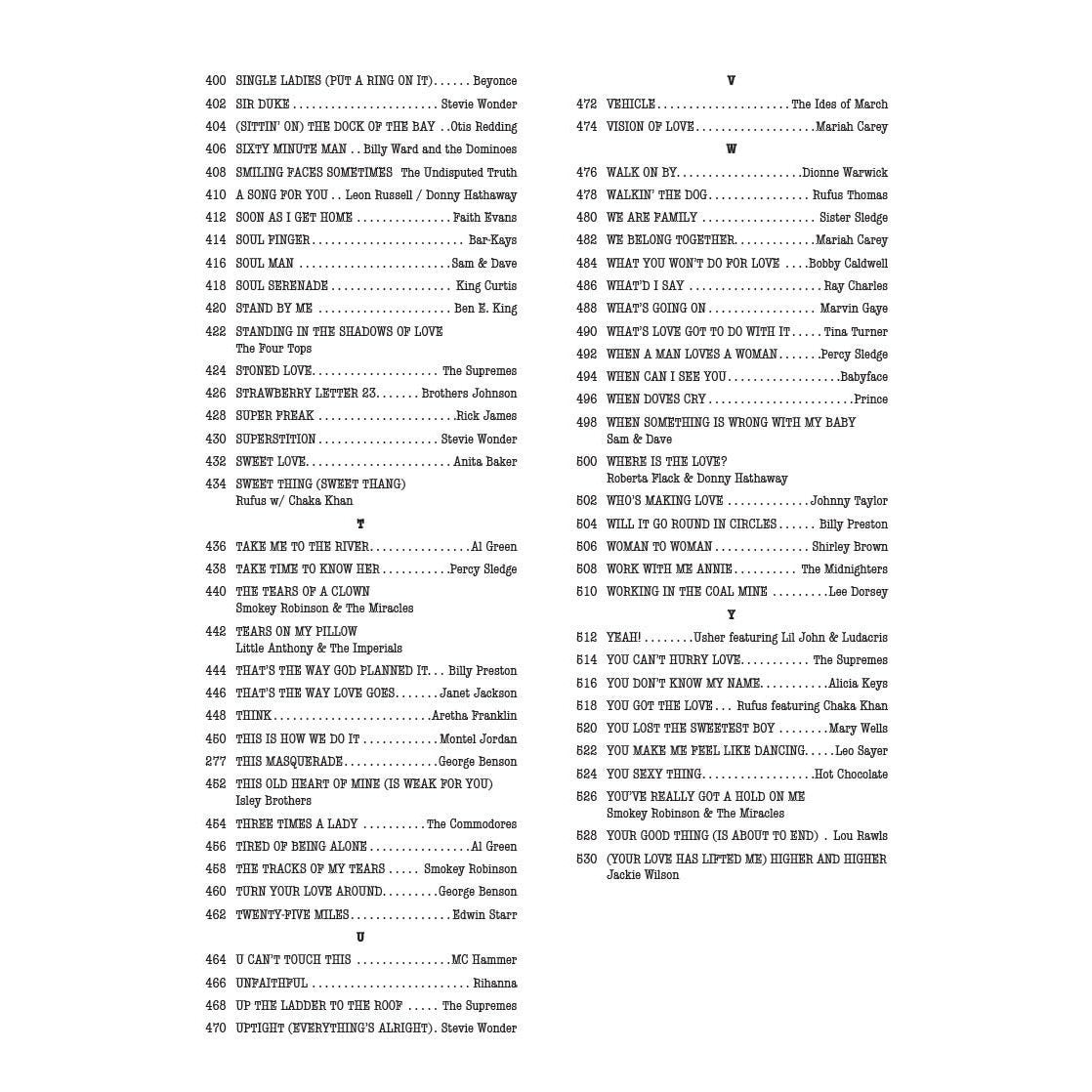 The Real R&B Book: C Instruments