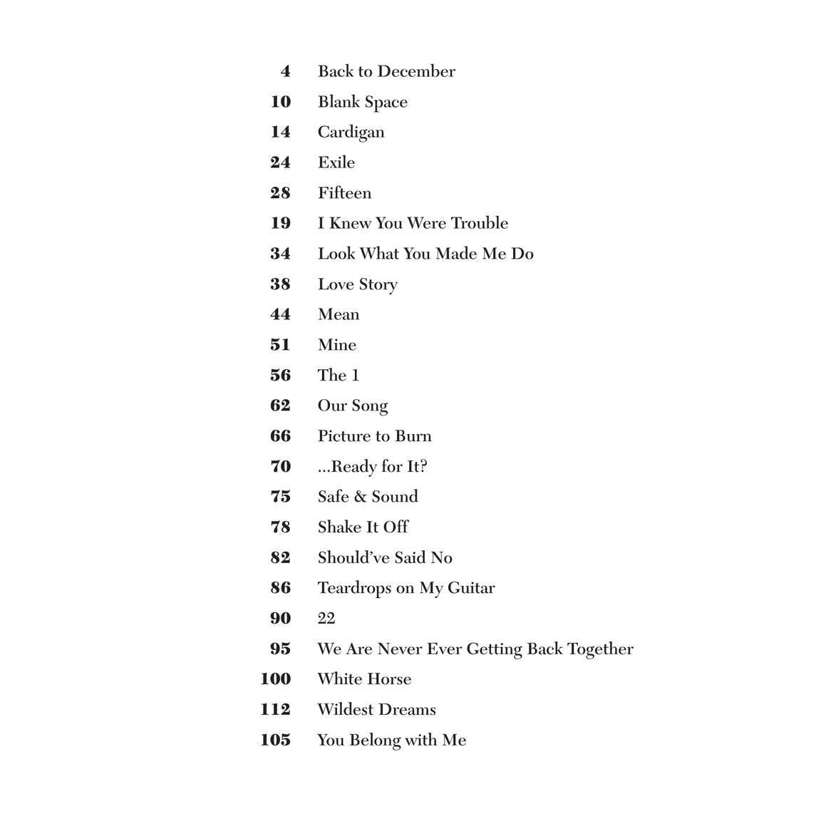 Taylor Swift - Easy Guitar Anthology 2nd Edition (Easy Guitar with Notes & Tab) Guitar Song Books
