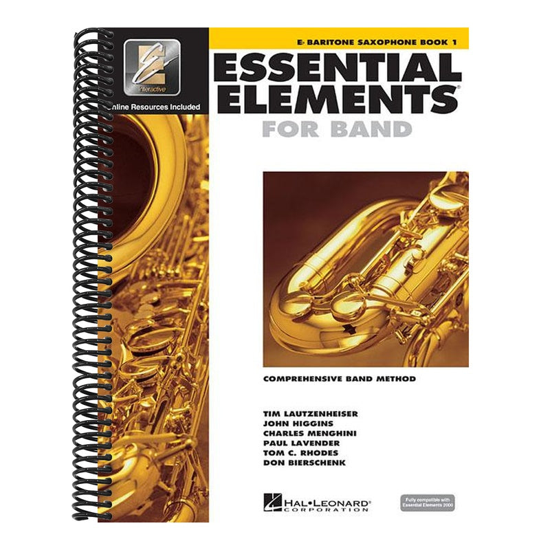 Essential Elements for Band - Eb Baritone Saxophone Book 1 with Eei (Book/Online Audio) [With CDROM and DVD ROM]