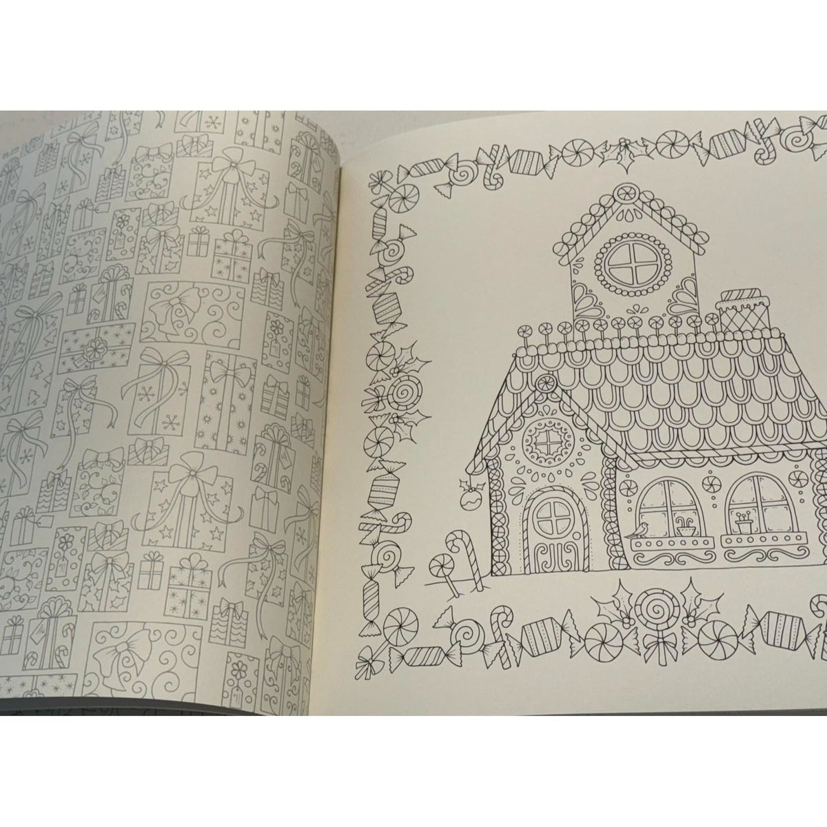 Johanna's Christmas: A Festive Coloring Book for Adults (Spiral Bound)