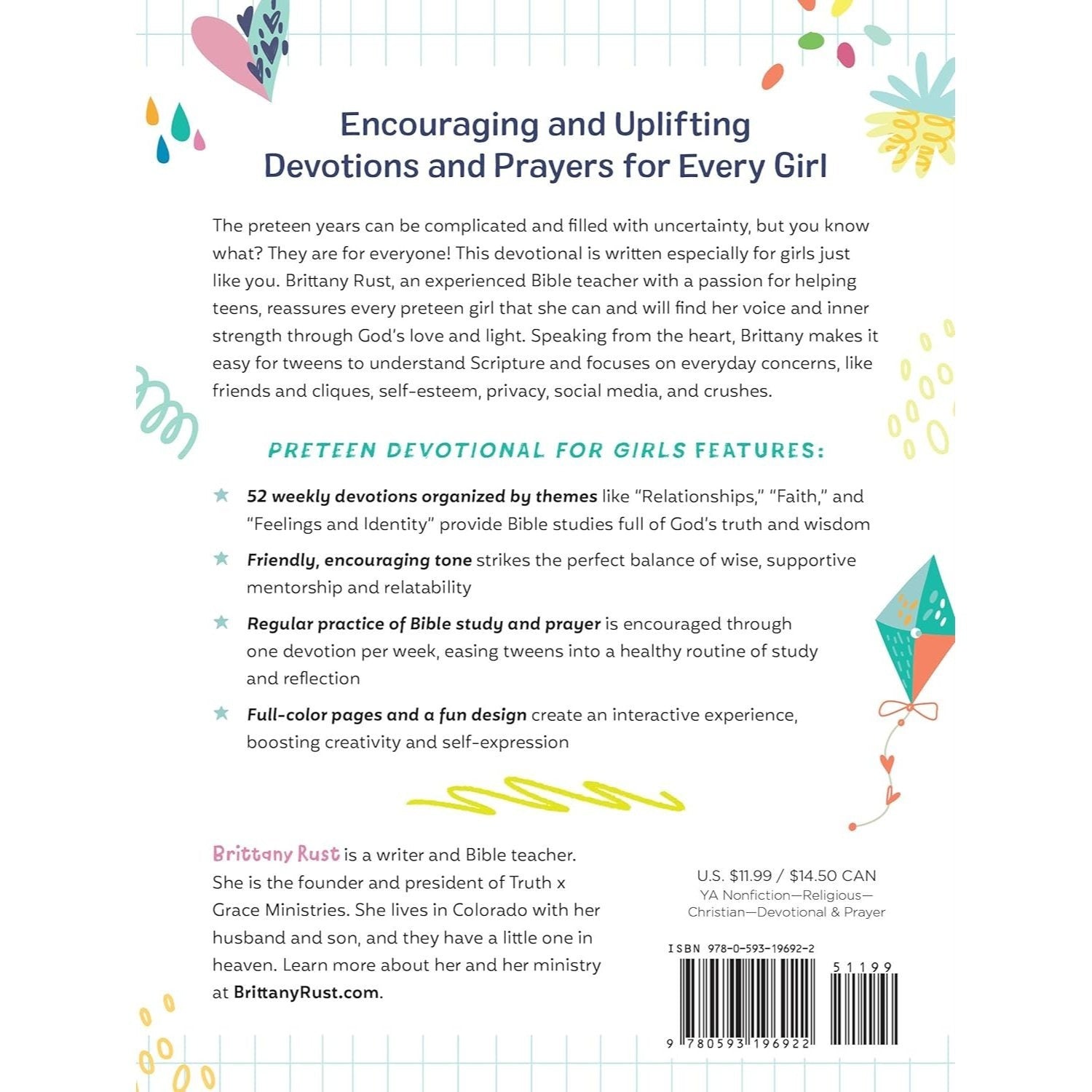 Preteen Devotional for Girls: 52 Weeks of Encouraging Devotions and Scripture for Tweens (Spiral Bound)