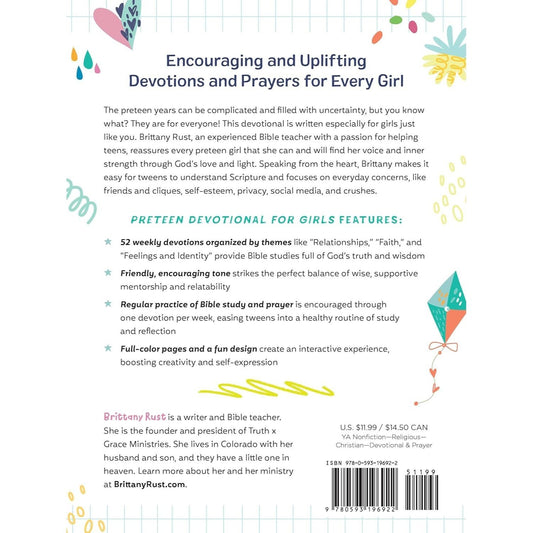 Preteen Devotional for Girls: 52 Weeks of Encouraging Devotions and Scripture for Tweens (Spiral Bound)