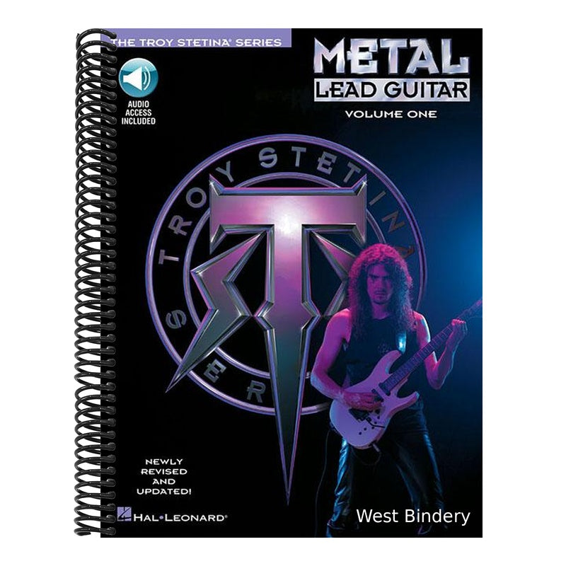 Troy Stetina Metal Lead Guitar Vol. 1 Electric Guitar Sheet Music and Online Audio Heavy Metal Soloing Method Songbook Learn Scales Techniques and Met