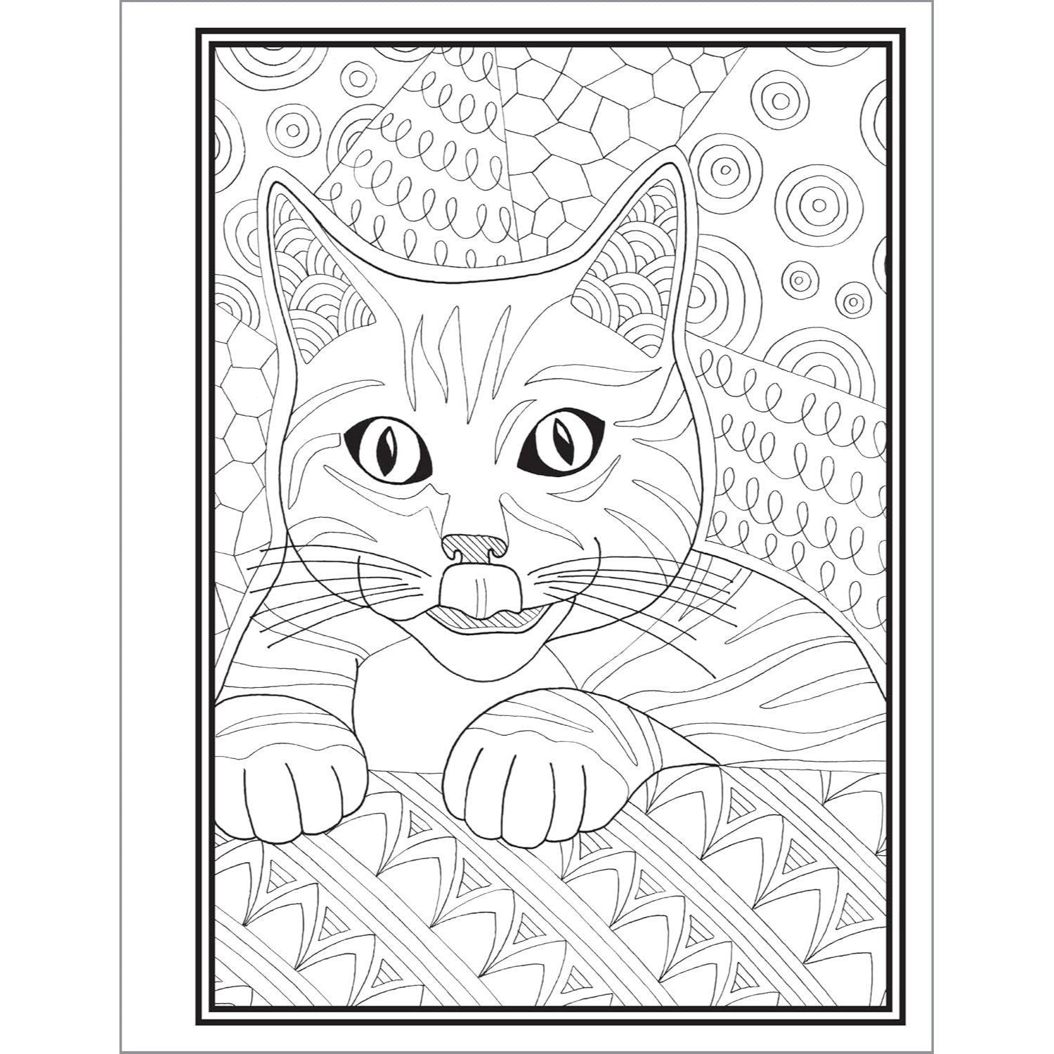 Butts, Bleps, and Beans Cat Coloring Book: 35 Coloring Pages for Adults