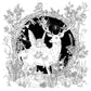 Mythographic Color and Discover: Wolf Moon: An Artist's Coloring Book of Moonlit Animalia