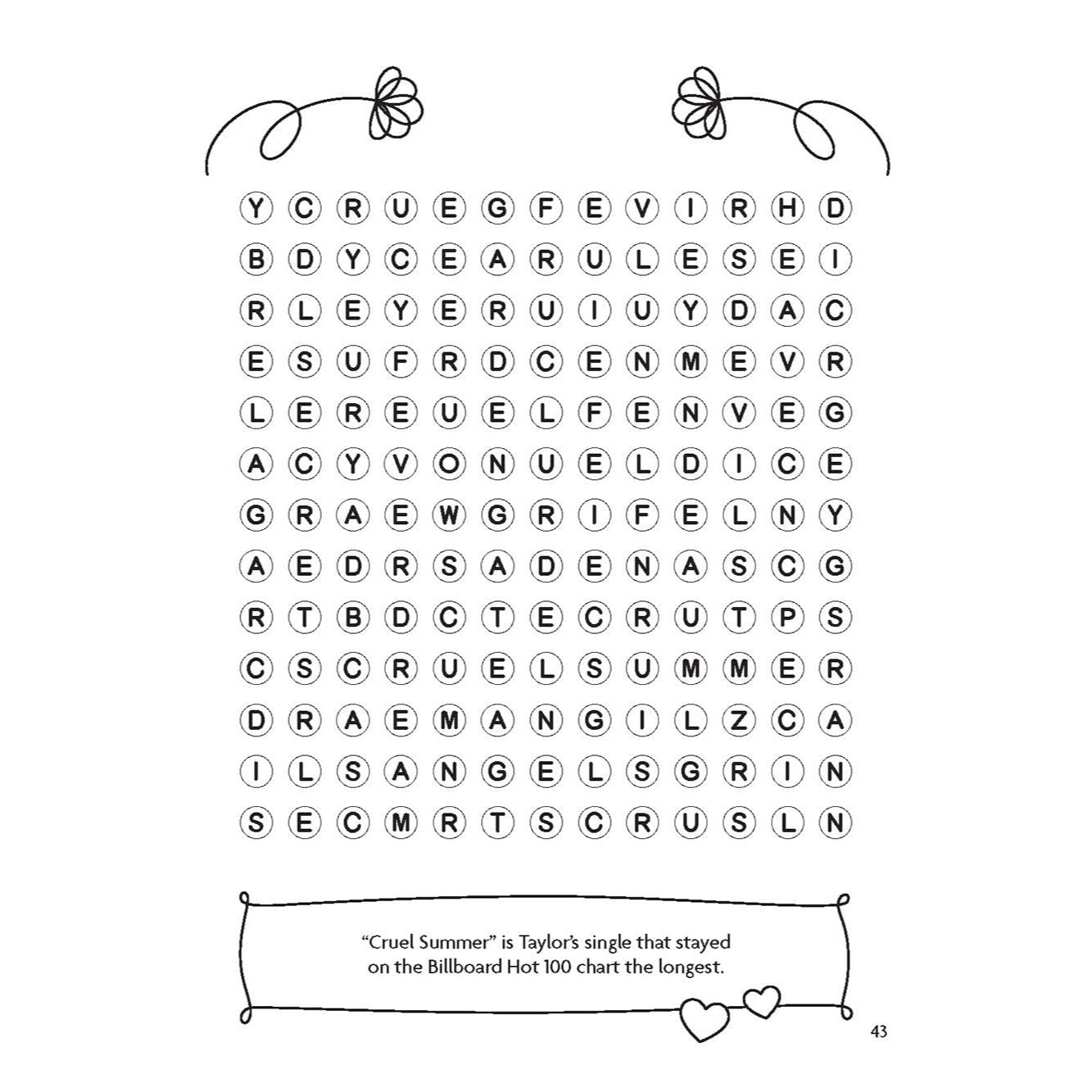 The Unofficial Super Swiftie Word Search Book (Volume 1): Activities, Trivia & Fun for Taylor Swift Fans (Dover Brain Games & Puzzles) (Spiral Bound)