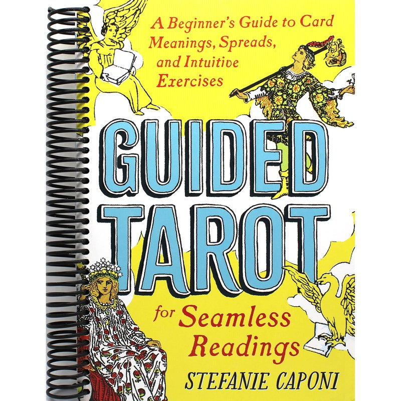 Guided Tarot: A Beginner's Guide to Card Meanings, Spreads, and Intuitive Exercises for Seamless Readings (Spiral Bound)