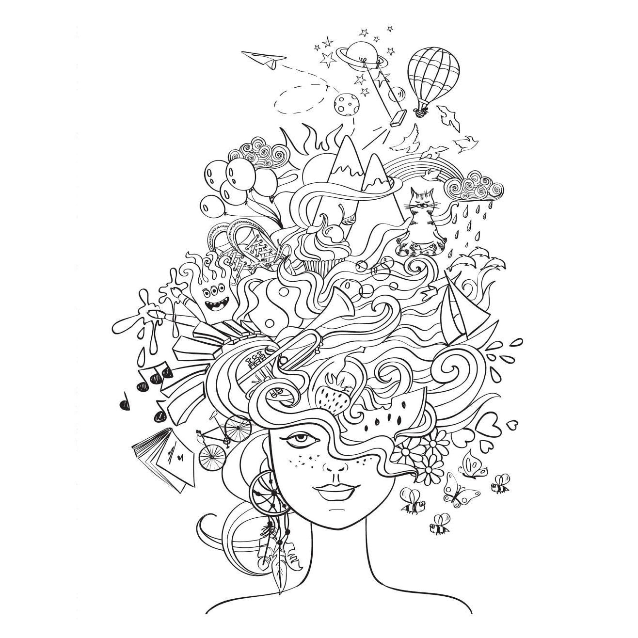 Dream: Relaxing Images to Color