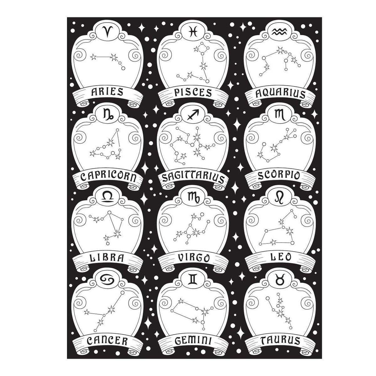 Creative Haven Astrology Coloring Book