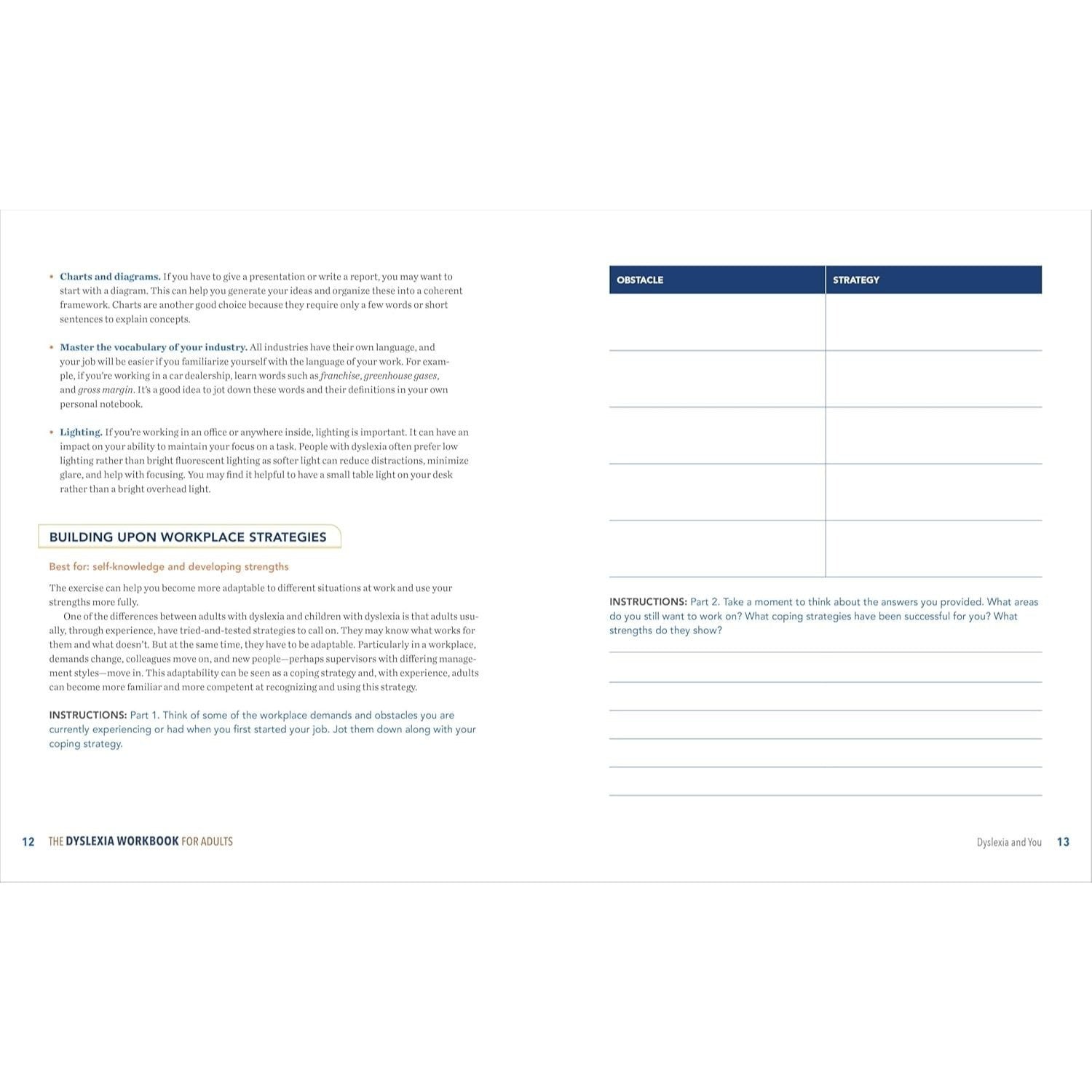The Dyslexia Workbook for Adults: Practical Tools to Improve Executive Functioning, Boost Literacy Skills, and Develop Your Unique Strengths