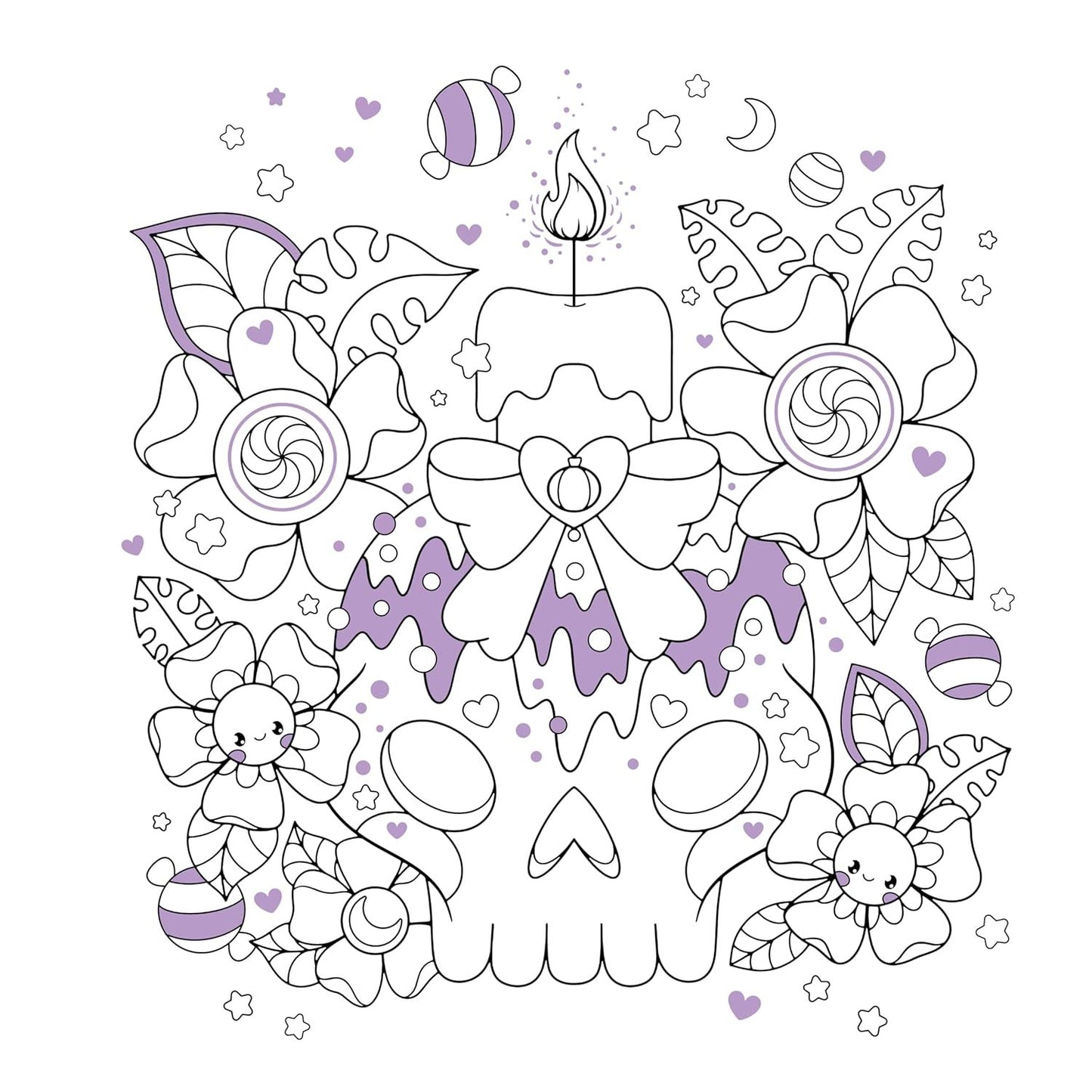 Manga Sparkle: Creepy Cute: An Enchanting & Shimmery Anime & Manga Style Coloring Book