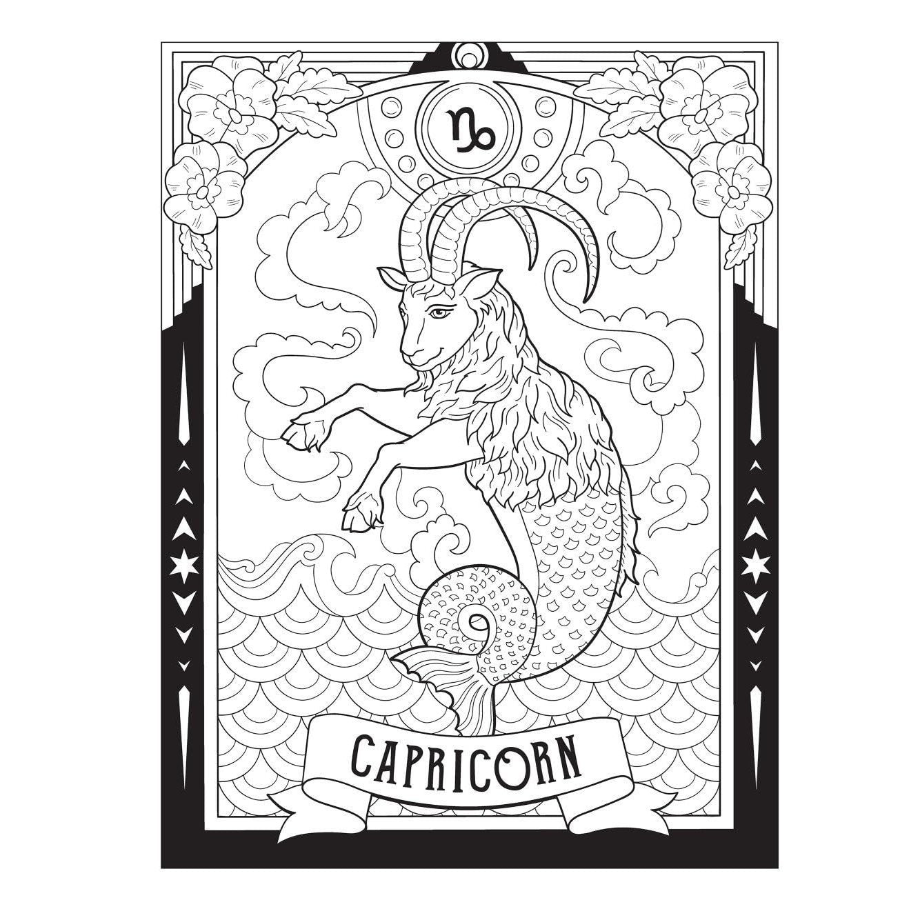 Creative Haven Astrology Coloring Book
