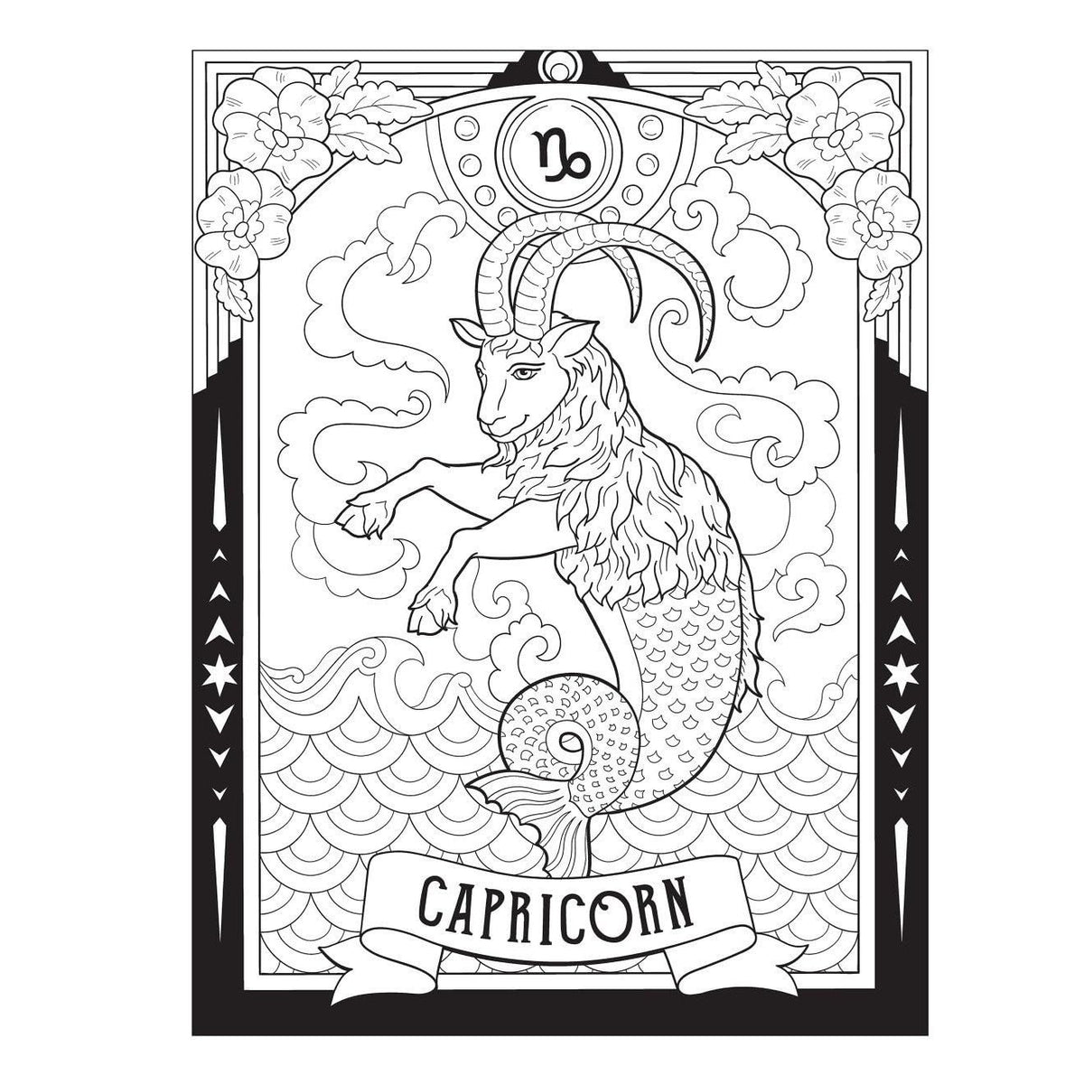 Creative Haven Astrology Coloring Book