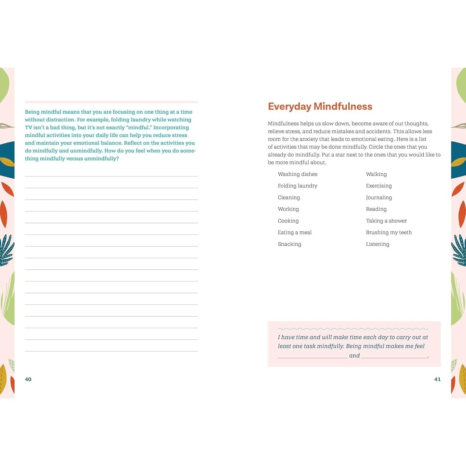 The Journal for Emotional Eating: A Guided Journey to Improve Your Relationship with Food