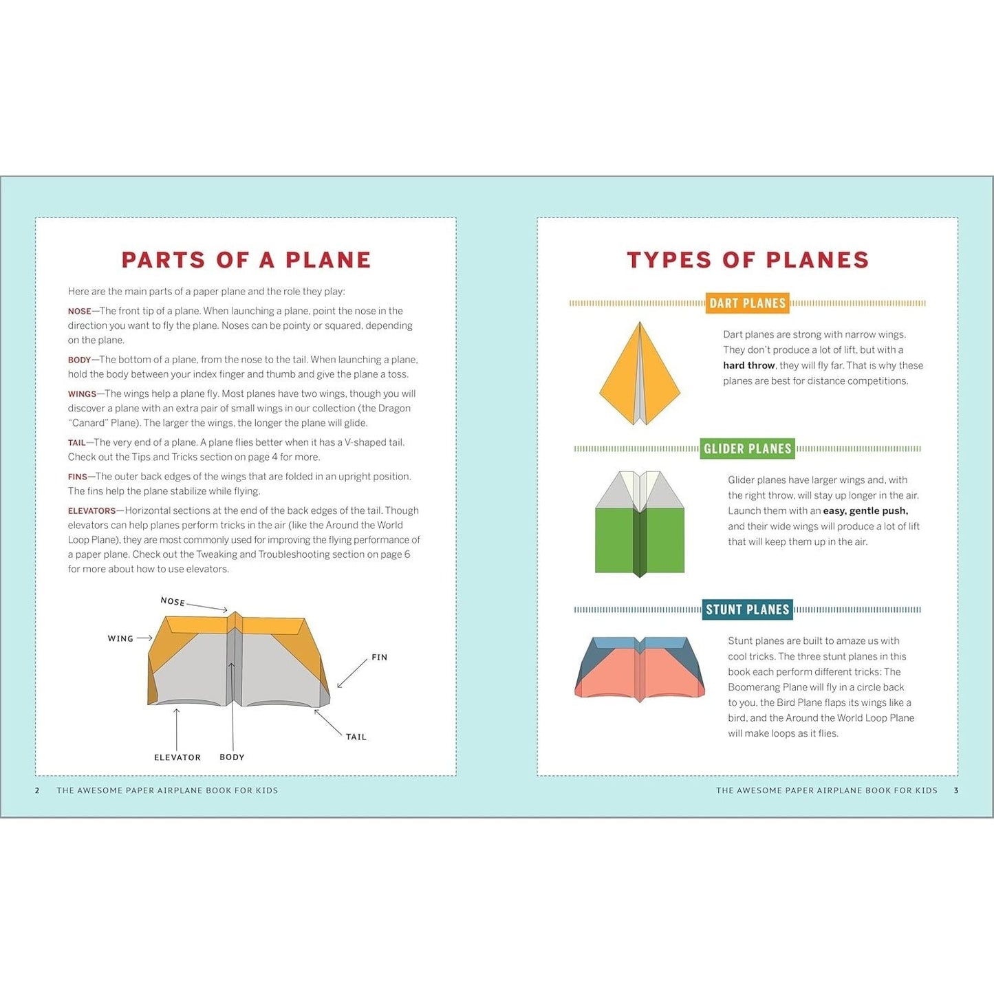 The Awesome Paper Airplane Book for Kids: Creative Designs and Fun Tear-Out Projects