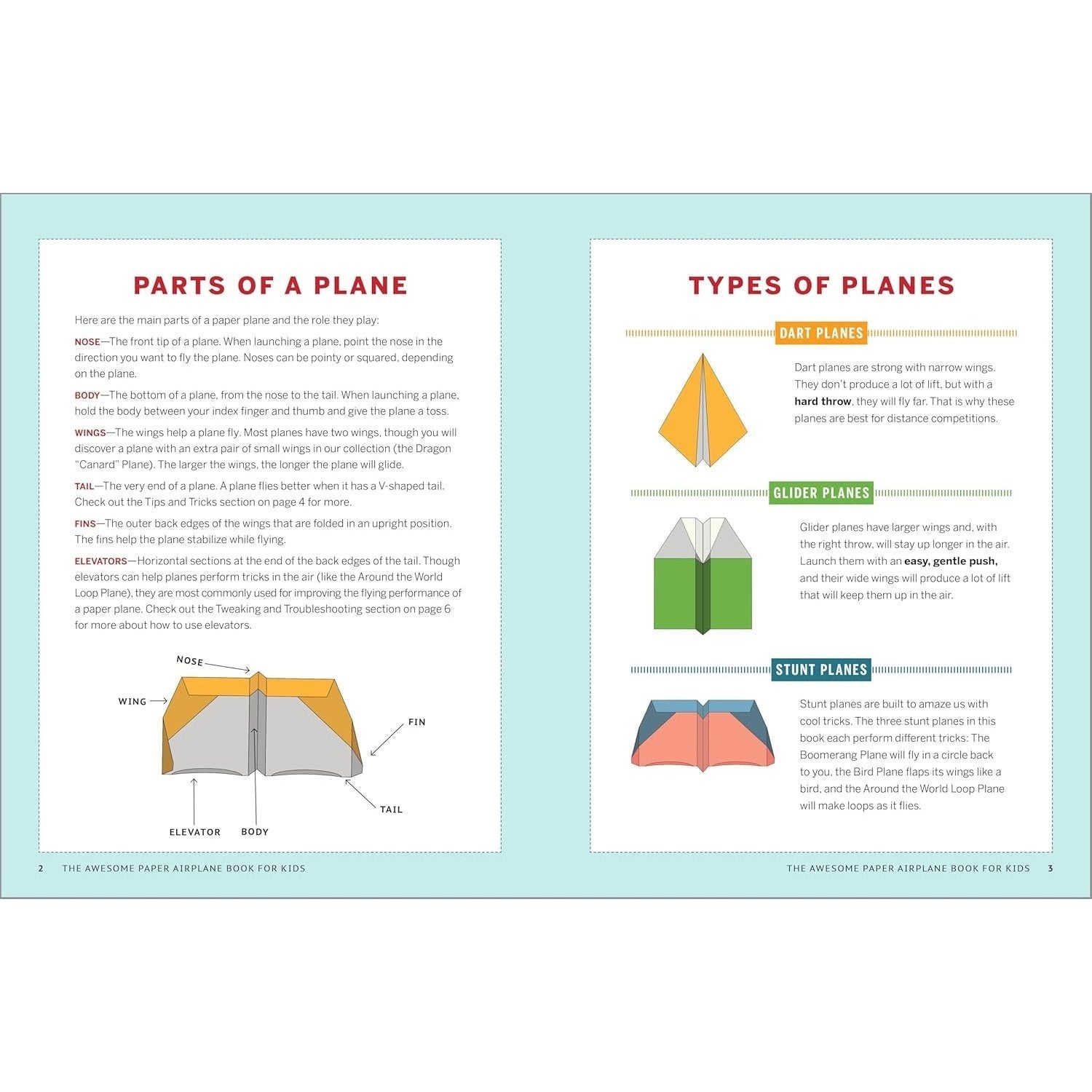 The Awesome Paper Airplane Book for Kids: Creative Designs and Fun Tear-Out Projects