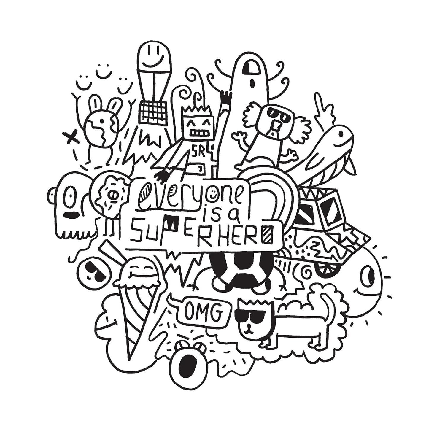 The Official Doodle Boy Coloring Book