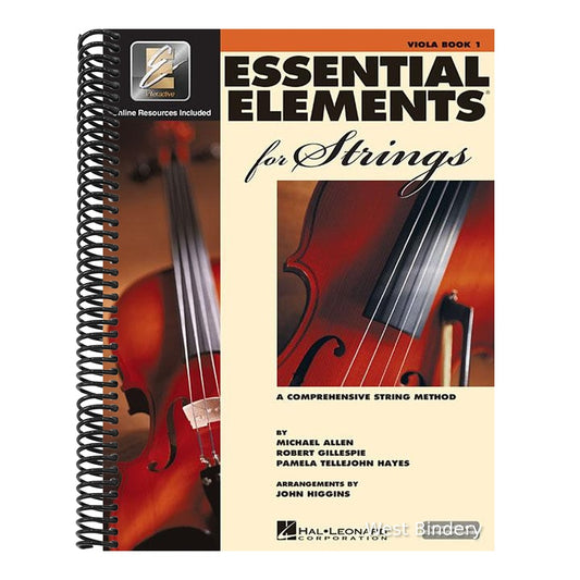 Essential Elements for Strings Viola Book 1 Beginner Viola Sheet Music and Eei Online Resources (Author)
                       , (Author)
                       , (Author) (Spiral Bound)
