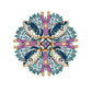 Creative Haven Stunning Sea Life Mandalas Coloring Book