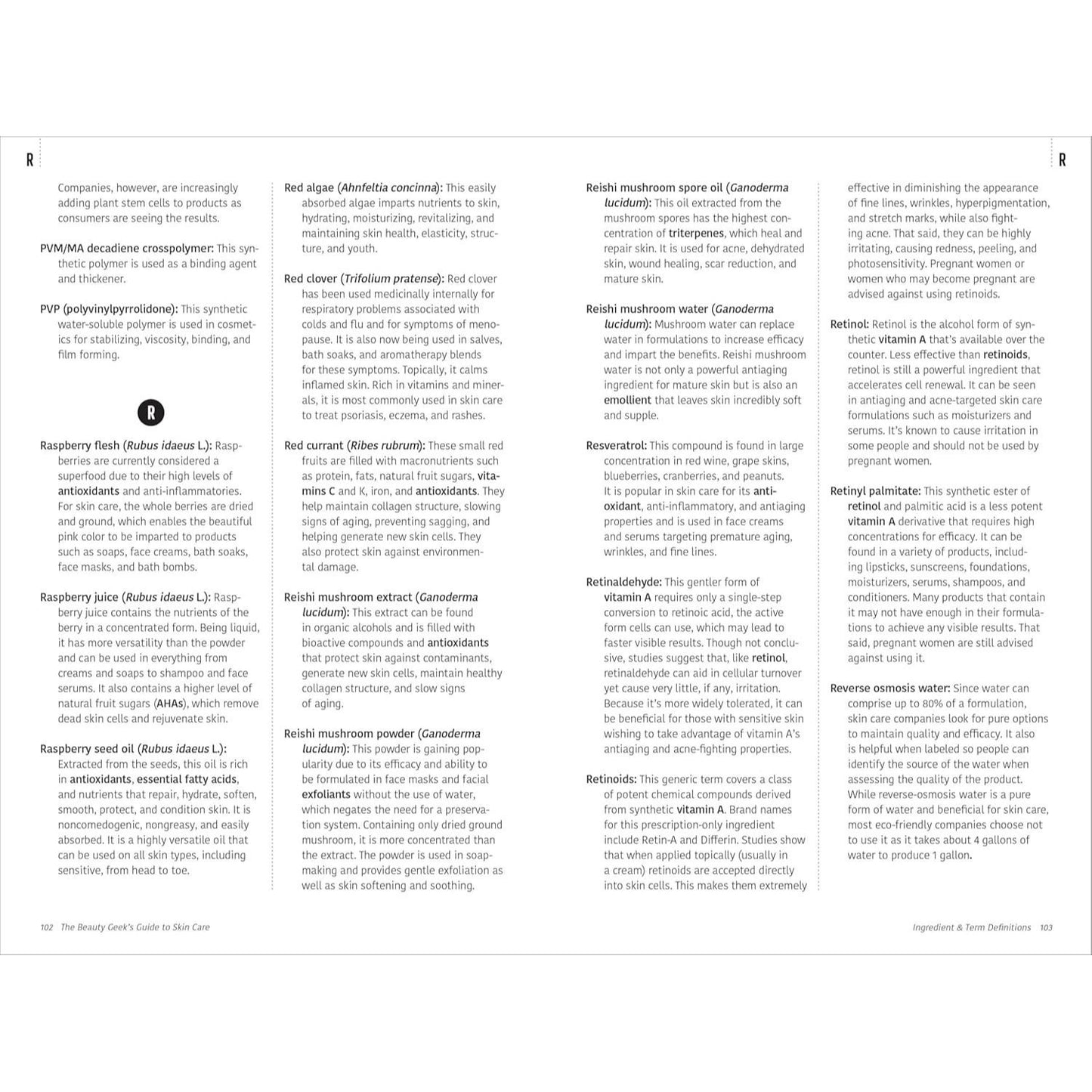 The Beauty Geek's Guide to Skin Care: 1,000 Essential Definitions of Common Product Ingredients