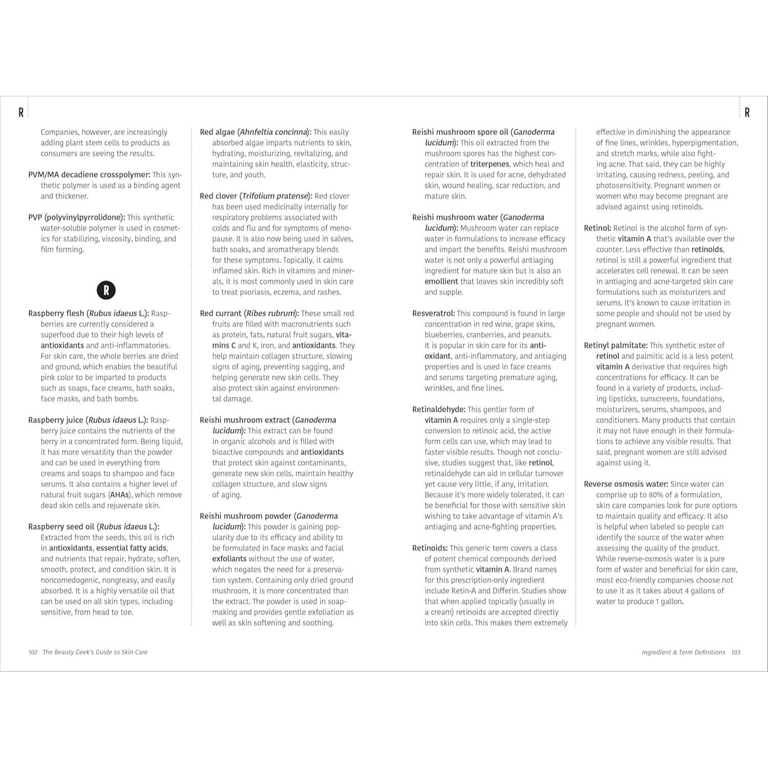 The Beauty Geek's Guide to Skin Care: 1,000 Essential Definitions of Common Product Ingredients
