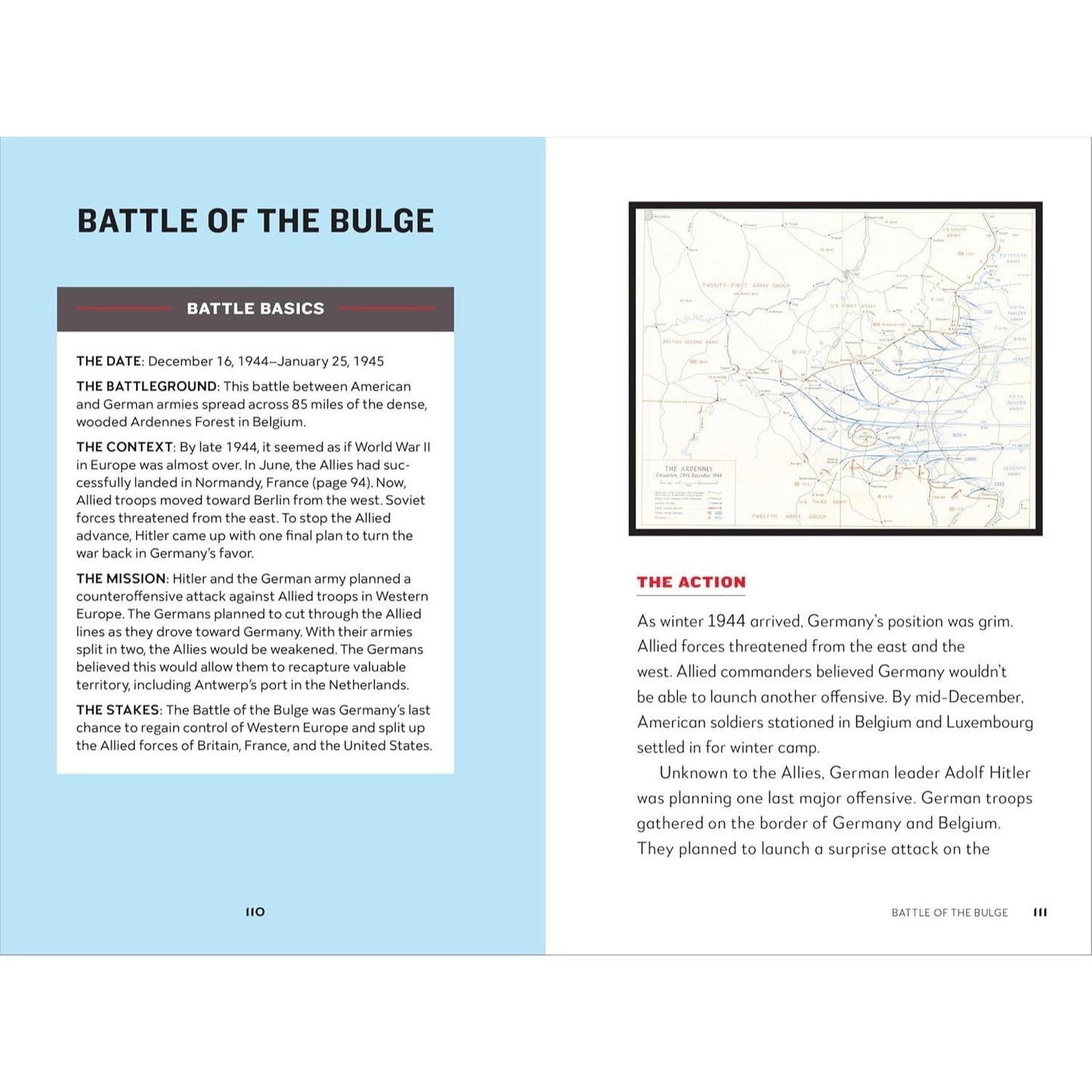 Historic Battles from World War II for Kids: 15 Battles from Europe and the Pacific