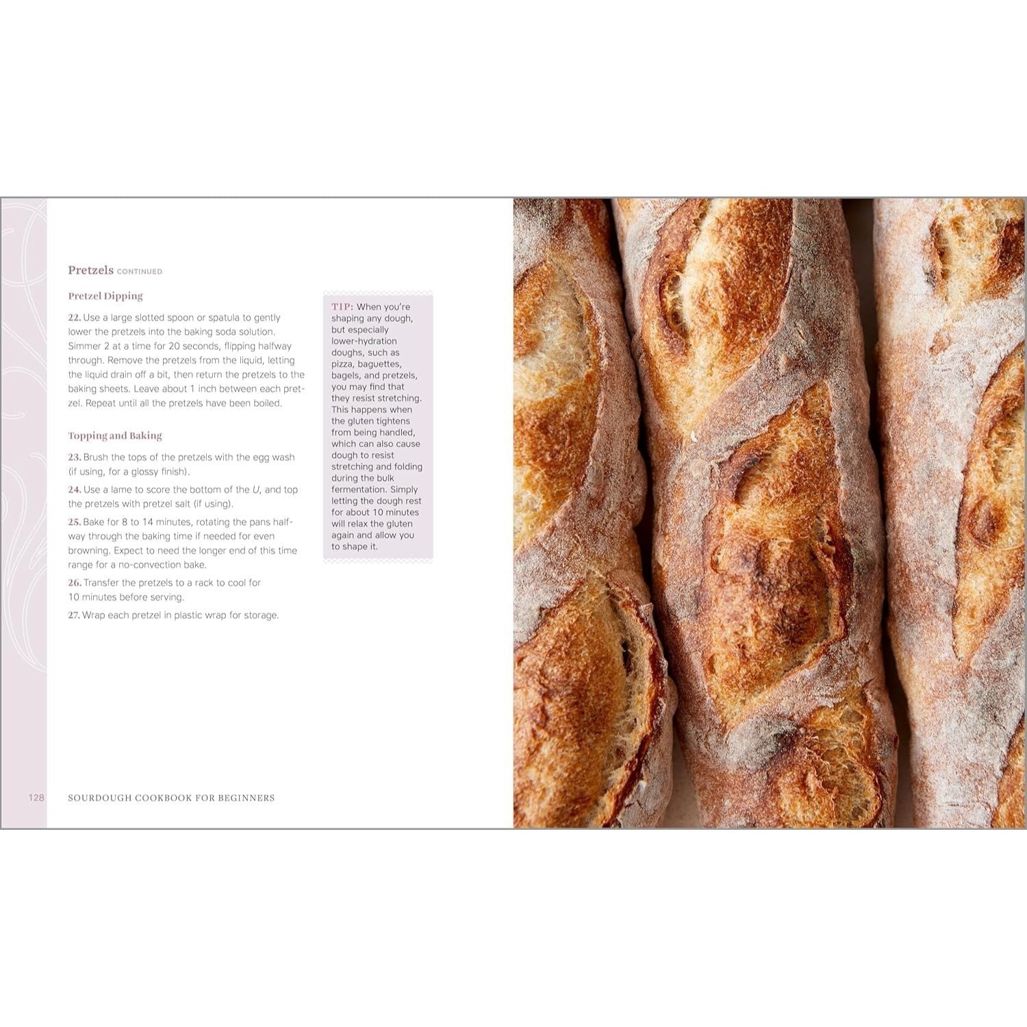 Sourdough Cookbook for Beginners: A Step-By-Step Introduction to Make Your Own Fermented Breads (Spiral Bound)