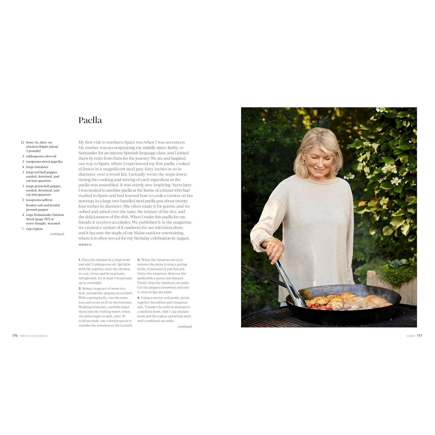 Martha: The Cookbook: 100 Favorite Recipes, with Lessons and Stories from My Kitchen (Spiral Bound)
