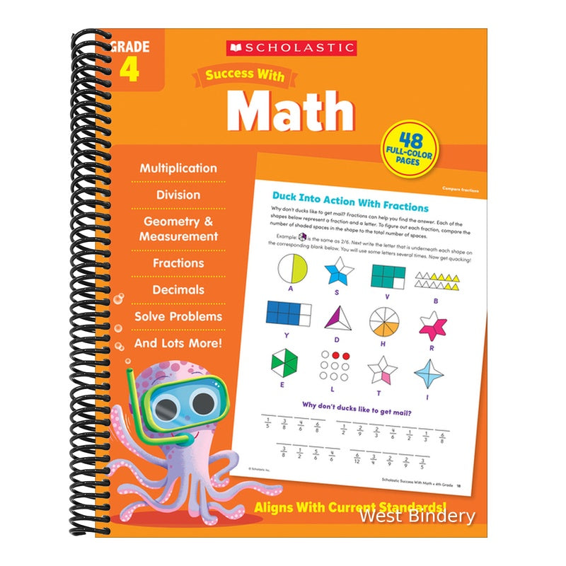 Scholastic Success with Math Grade 4 Workbook