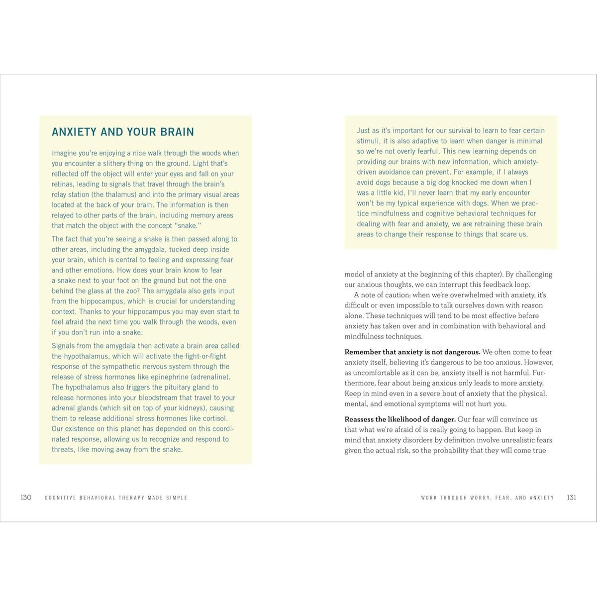 Cognitive Behavioral Therapy Made Simple: 10 Strategies for Managing Anxiety, Depression, Anger, Panic, and Worry (Spiral Bound)