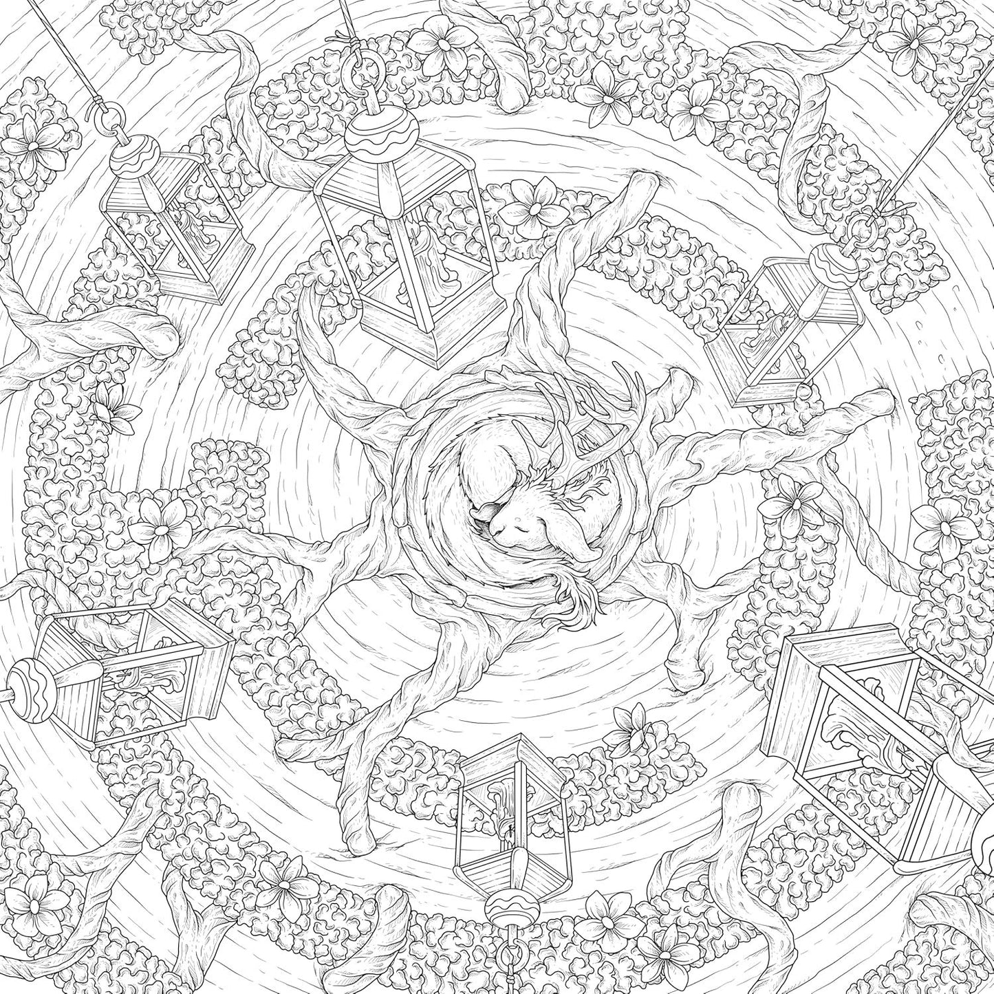 Mythographic Color and Discover: Labyrinth: An Artist's Coloring Book of Gorgeous Mysteries