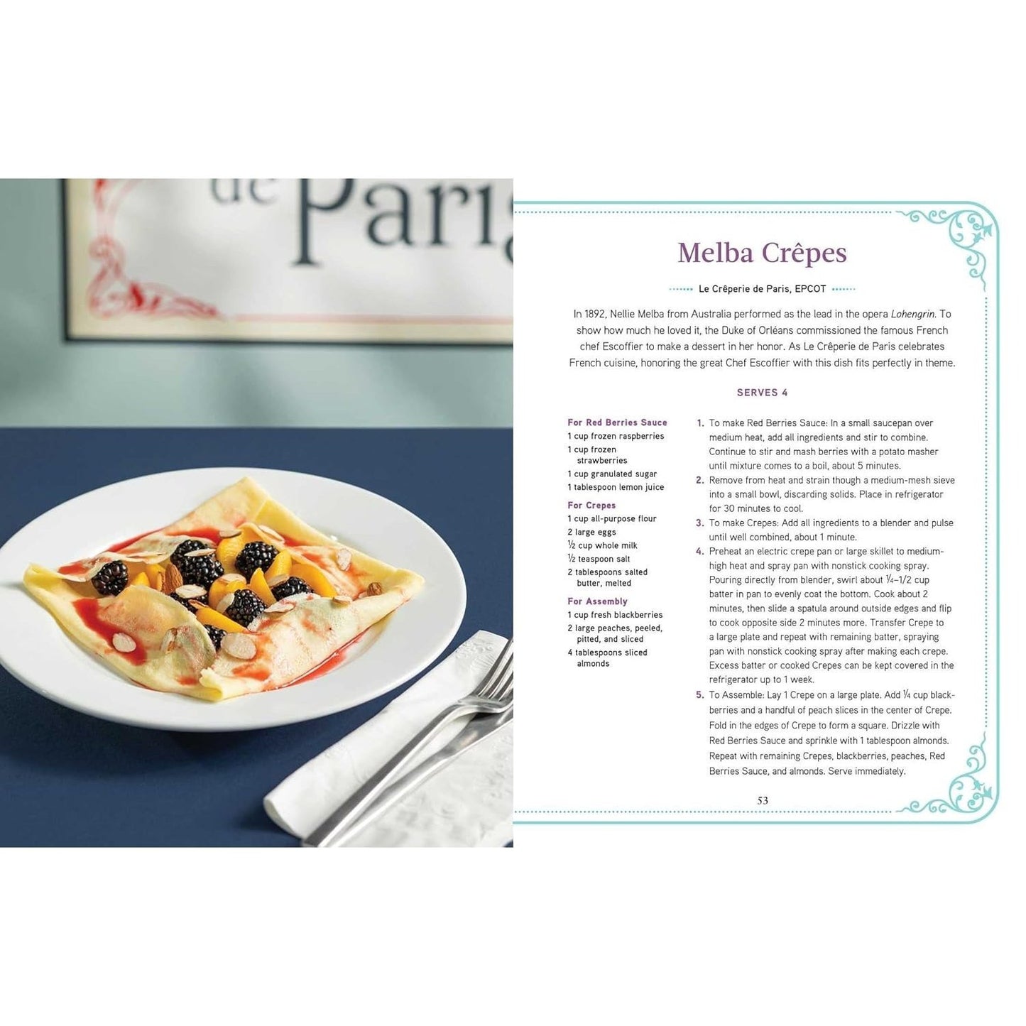 The Unofficial Disney Parks Restaurants Cookbook: From Cafe Orleans's Battered & Fried Monte Cristo to Hollywood & Vine's Caramel Monkey Bread, 100 Magica