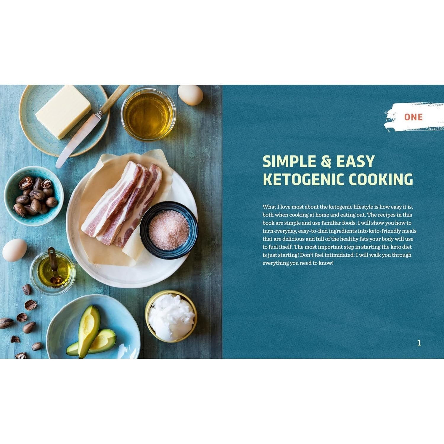 The Easy 5-Ingredient Ketogenic Diet Cookbook: Low-Carb, High-Fat Recipes for Busy People on the Keto Diet (Spiral Bound)